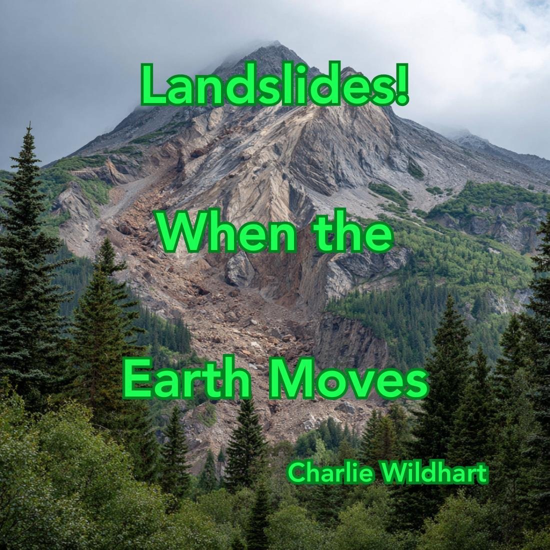Landslides! When the Earth Moves by Charlie Wildhart book cover